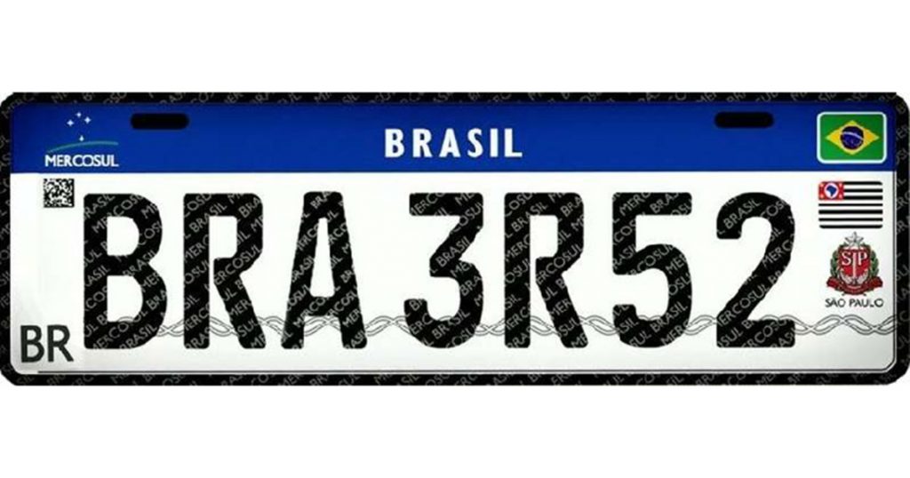 Comunicado sobre as novas placas de carros do Brasil (padrão Mercosul)